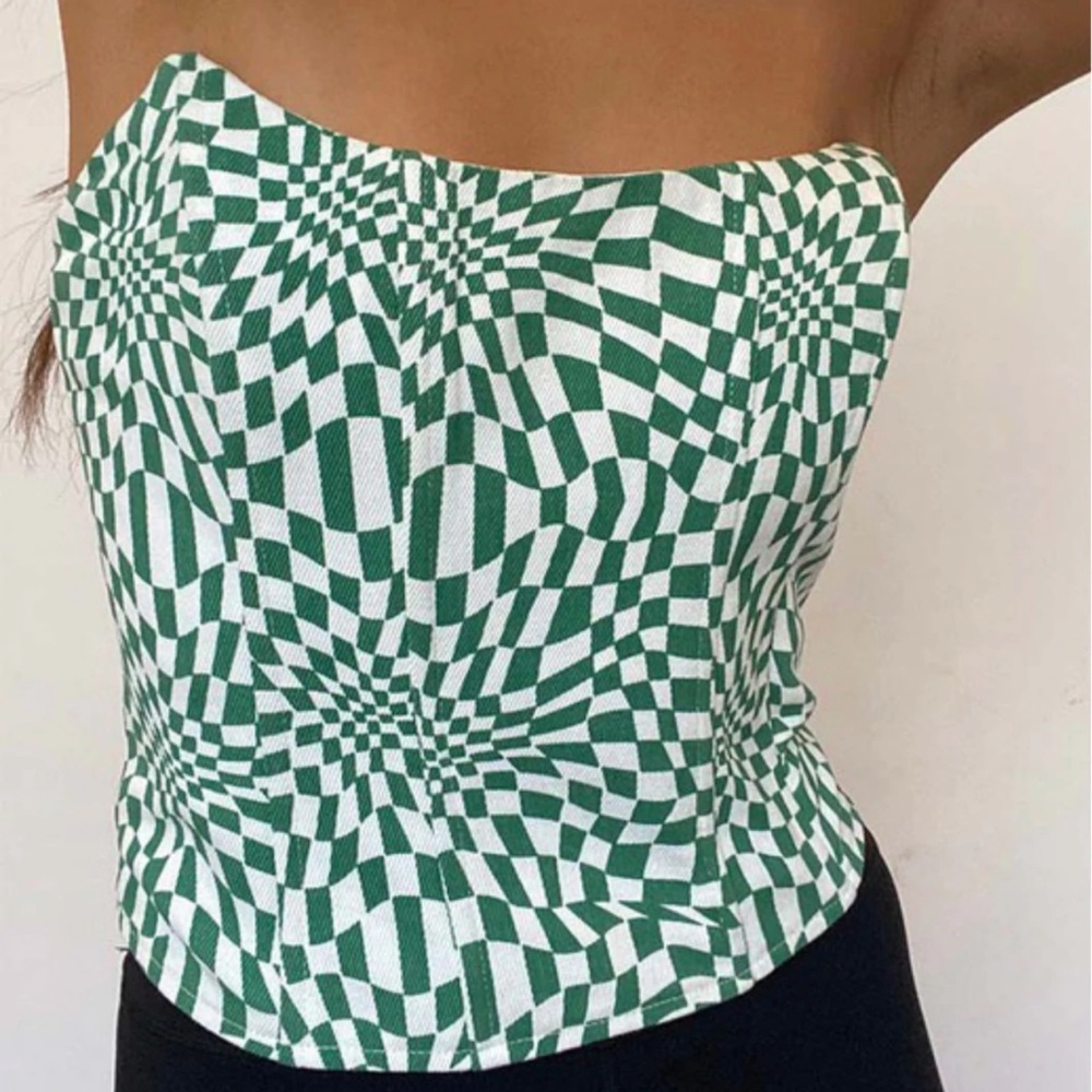 Luna B Green Corset